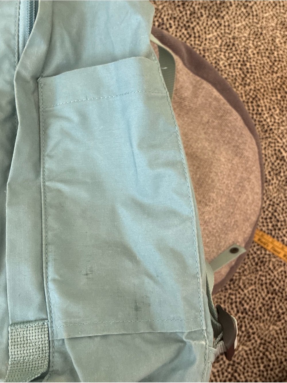 Fjallraven Kanken 23510 Backpack Seat Pad Blue Gray Travel School - Picture 7 of 14